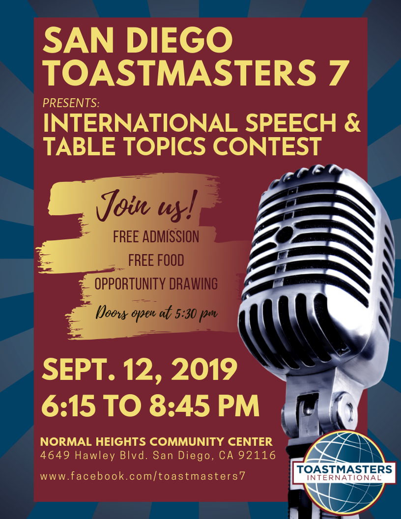 speech contest Archives  District 5 Toastmasters